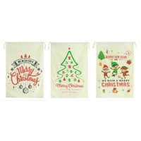 Canvas Sack Christmas Wishes 50x70cm 