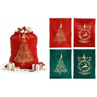 Deluxe Velvet Christmas Sack 62x80cm 