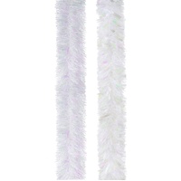 Tinsel Iridescent White 2m 