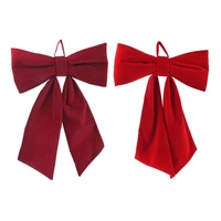Flocked Bow