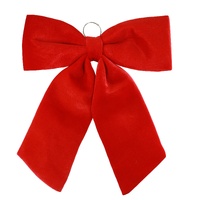 Velvet Bow XL Red