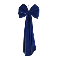Midnight Draping Tail Bow