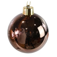 Bauble Shiny 20cm Mocha