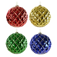 Bauble Honeycomb Pattern 15cm