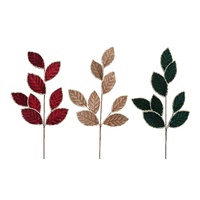 Velvet Leaf Stem 67cm