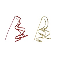 Metallic Spiral Pick Red or Gold 