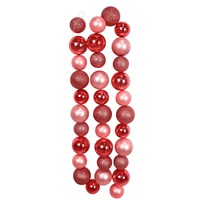 Bauble Garland 180cm Red