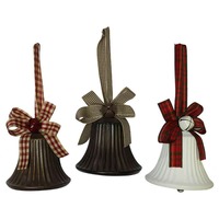 Vintage Ribbed Bell 9cm
