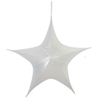 Pop Up Star 101cm Silver