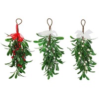 Mistletoe Hanging Deco 35cm 3 Assorted