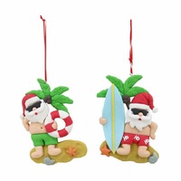 Hanging Summer Santa Asst..