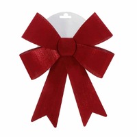 Luxury Dark Red Bow 23x30cm..