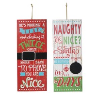 Countdown Retro Wall Plaque Asst..