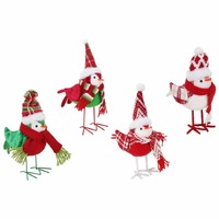 Christmas Bird Hat/Scarf 25cm Asst..