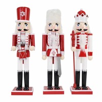 Nutcracker 38cm Red White Asst..