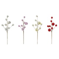 Baubles Pick 35cm Shiny Asst..