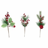 Berry Pick w/Foliage 34cm Asst..