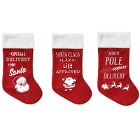 Stocking Santa Special Delivery PRT 50cm..