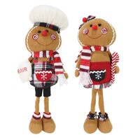 Gingerbread Figurine 40cm Checks..