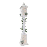 LED Snowy Lamp Post B/O 120cm