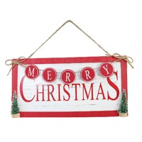 Christmas Hanging Sign 29x15cm..