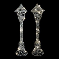 LED Metallic Wire Table Lamp 50cm Asst..