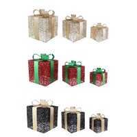 Glitter Presents 3pc Set Asst..