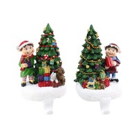 Elf Stocking Hanger Asst..