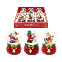 Santa Waterball 65mm Asst..