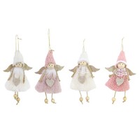 Hanging Fairy Pink-Cream 17cm Asst..
