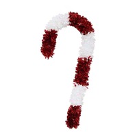 Tinsel Candy Cane 60cm..