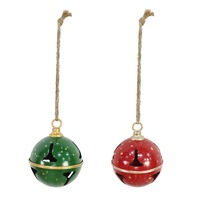 Hanging Metal Nutbell 12cm Asst..