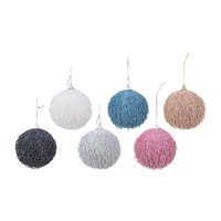 Frosty Bauble 80mm Asst..