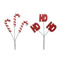 Candy Cane /HO HO HO Pick Asst..