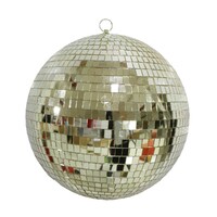 Bauble Mirror 30cm Gold..