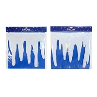 Artificial Snow Fringe White 2m Asst