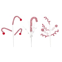 Plush Candycane Spray 65cm Asst