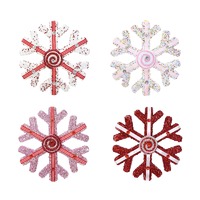 Hanging Foam Sequin SFlake 24cm Asst