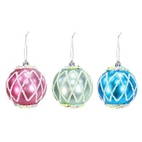 Glossy Candy Bauble 8cm Asst