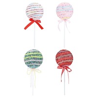 Hanging Sprinkles Lollipop 27cm Asst