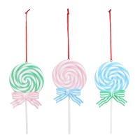 Hanging Spiral Lollipop 16cm Asst