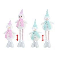 Extendable Snowman Pastel 45-60cm