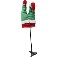 Clip-On Kicking Elf Legs w/Bells &amp; Music