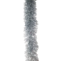 Tinsel 3m Chunky Fine &amp; Mixed Silver