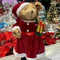 43CM ANIMATED MRS CLAUS BEAR