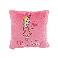 Grinch Cushion - Pink Cindy Lou