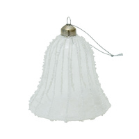11cm Clear White Bell