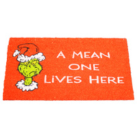 A Mean One Lives Here - Doormat
