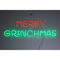 Dr Seuss Neon Merry Christmas