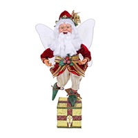 38cm Elf Stocking Hanger Red/Green